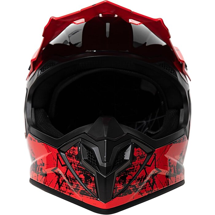 Robuster Kinder Offroad-Helm Rot Gr. M - bis zu 46% sparen!