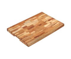 Vidaxl Massiver Akazienholz-Hackblock 60x40cm - Jetzt bis zu 51% Rabatt