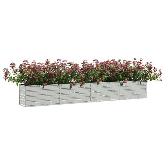 Vidaxl Großes Hochbeet aus verzinktem Stahl 320x40x45 cm - bis zu 40% Rabatt