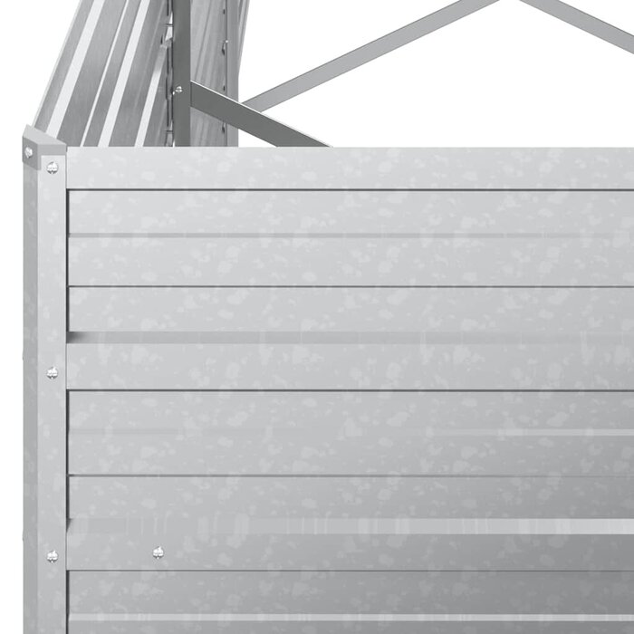 Vidaxl Großes Hochbeet aus verzinktem Stahl 320x40x45 cm - bis zu 40% Rabatt