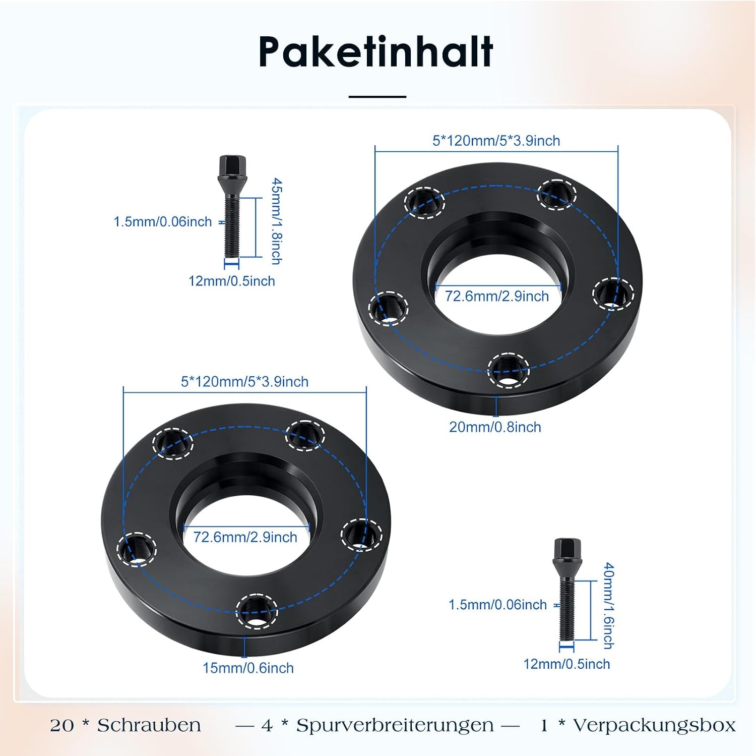 Spurverbreiterungs-Set 15/20mm BMW 3er - bis zu 36% Rabatt