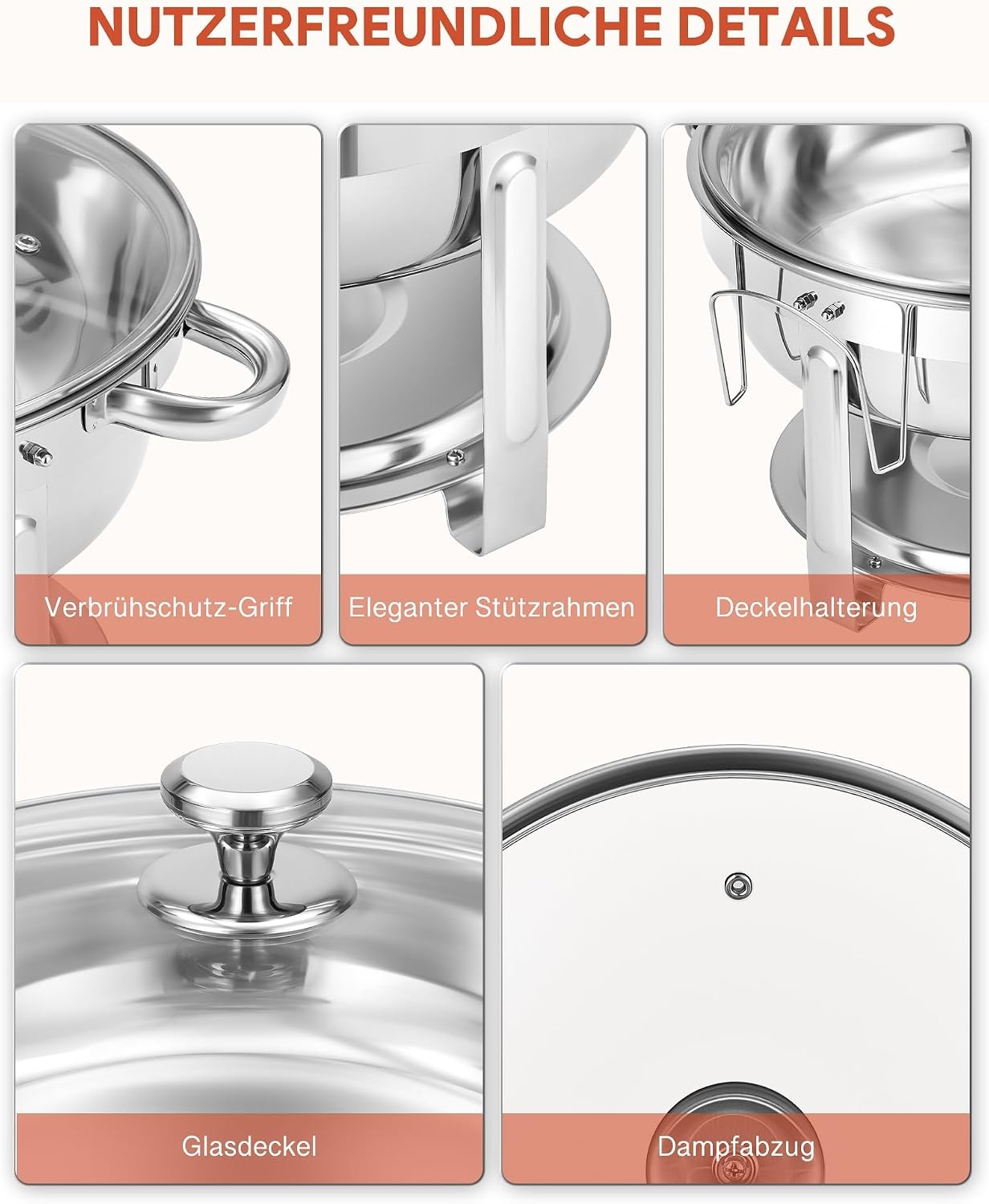 Chafing Dish Set 2x 5,5L Edelstahl - Buffet-Wärmebehälter bis zu 46% sparen