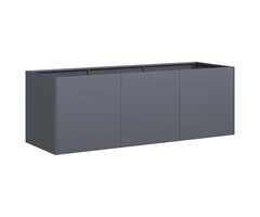 Vidaxl Design-Pflanzkübel 120x40x40 cm, Anthrazit - Sparen Sie bis zu 43%