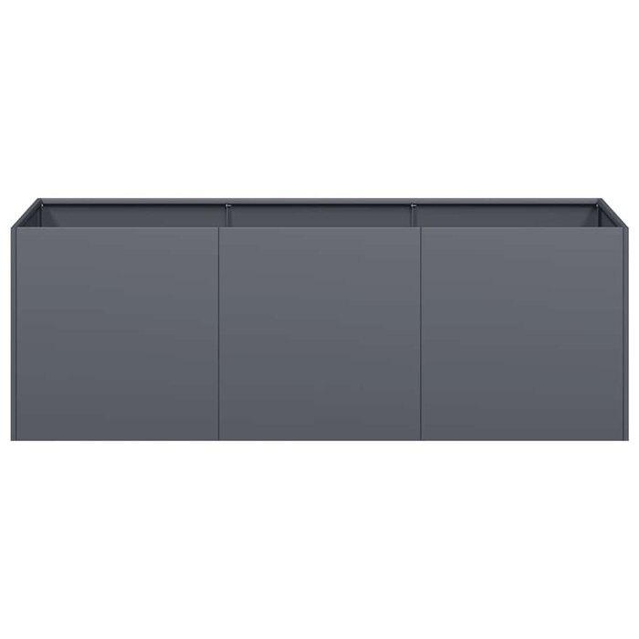 Vidaxl Design-Pflanzkübel 120x40x40 cm, Anthrazit - Sparen Sie bis zu 43%