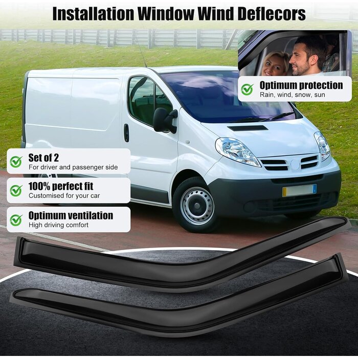 Windabweiser Set für Transporter - bis zu 39% Rabatt