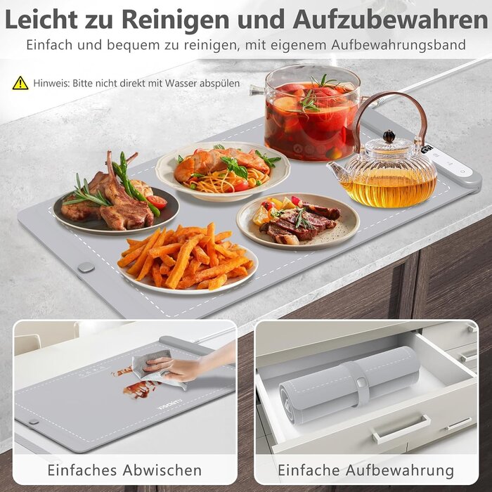 Elektrische Warmhalteplatte bis zu 44% günstiger - Ideal für Buffets & Partys