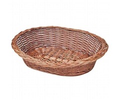 Vidaxl Gemütlicher Hundekorb Weide 50 cm - Naturfarben - bis zu 36% sparen