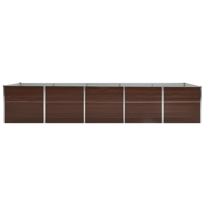 Vidaxl Großes Hochbeet aus verzinktem Stahl 400x80x77cm - Jetzt bis zu 47% sparen
