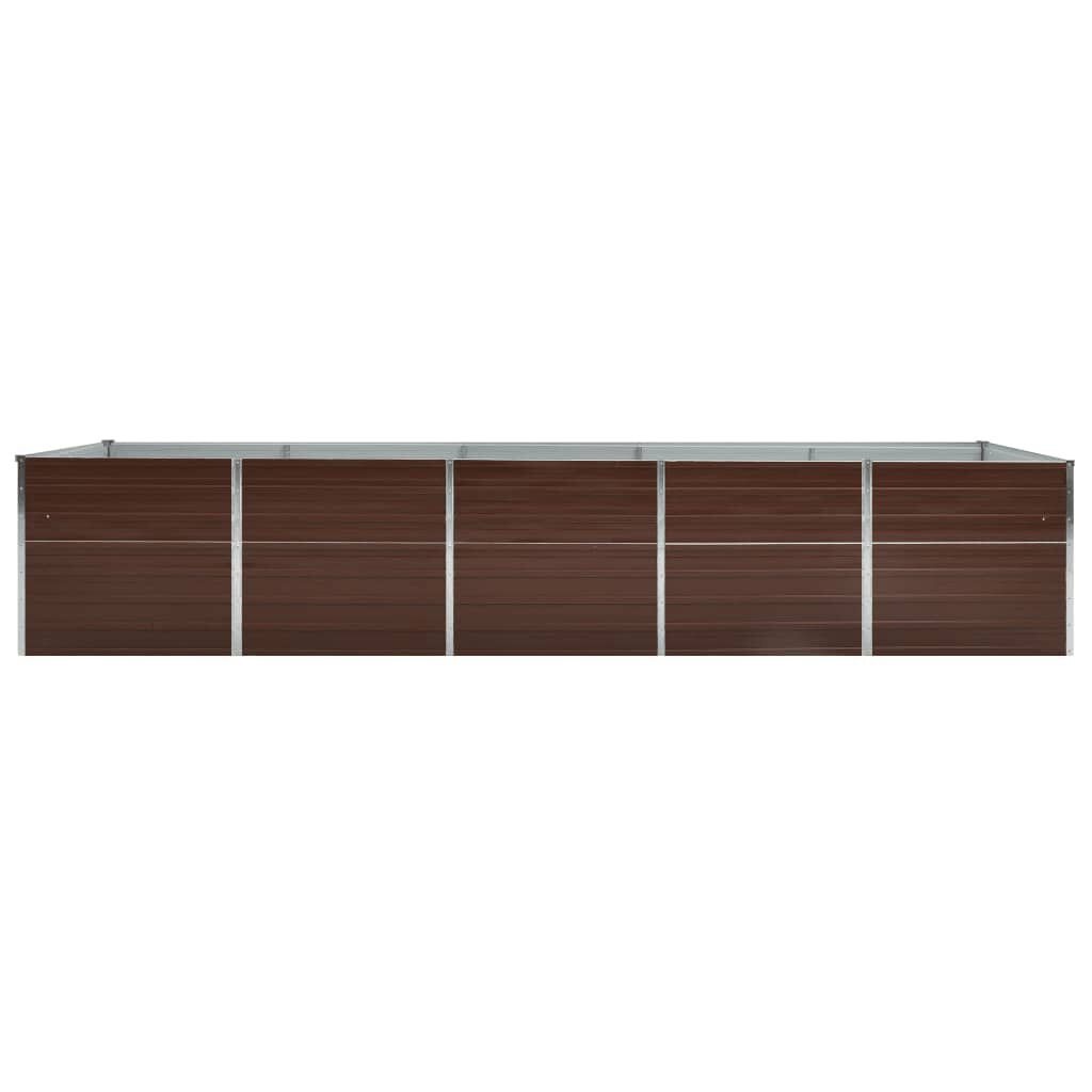 Vidaxl Großes Hochbeet aus verzinktem Stahl 400x80x77cm - Jetzt bis zu 47% sparen