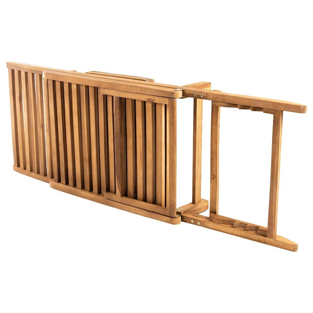 Vidaxl Gartenliege aus Teakholz, verstellbar & klappbar - bis zu 46% sparen!