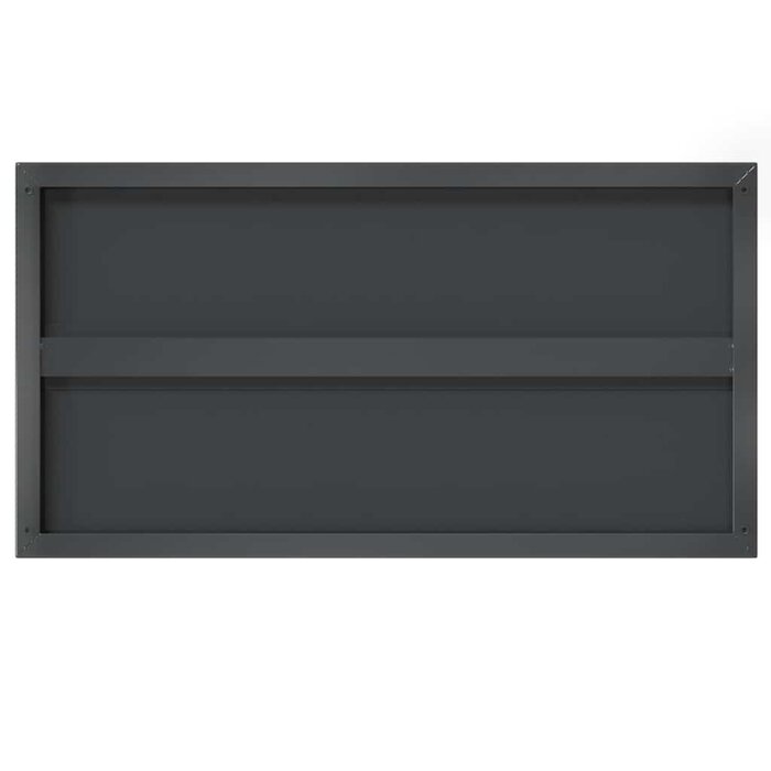 Vidaxl Wandregal 2er-Set Edelstahl Schwarz 75x40 cm - bis zu 39% Rabatt