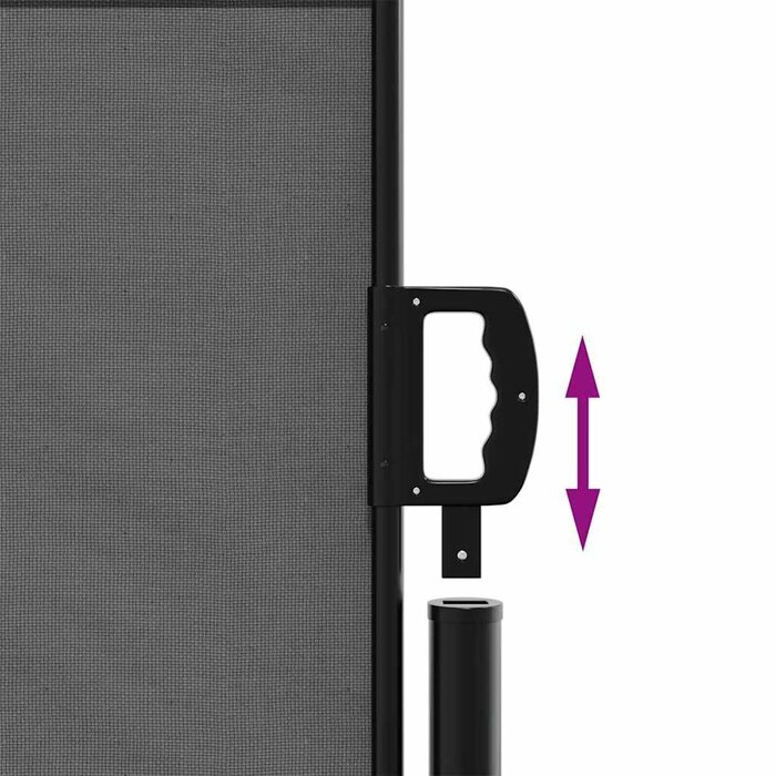 Vidaxl Ausziehbare Seitenmarkise 117 x 300 cm - Anthrazit - bis zu 46% sparen!
