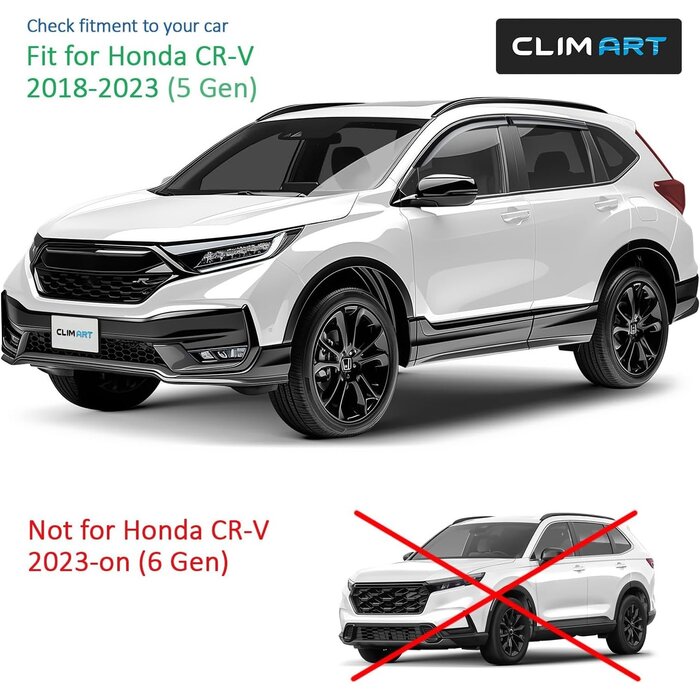 Windabweiser Set für Honda CR-V 2018-2023 - 4-tlg - bis zu 42% Rabatt