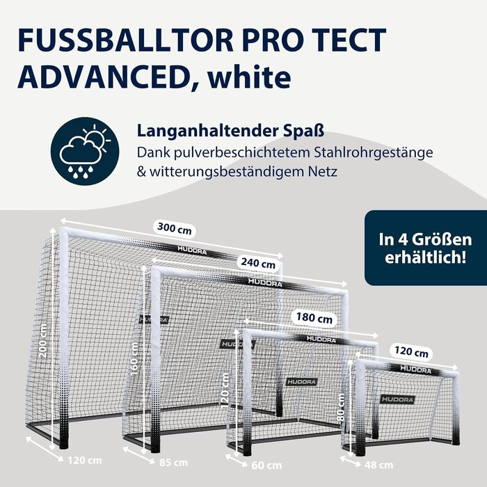 Hudora Profi-Fußballtor für den Garten - Jetzt bis zu 47% günstiger sichern