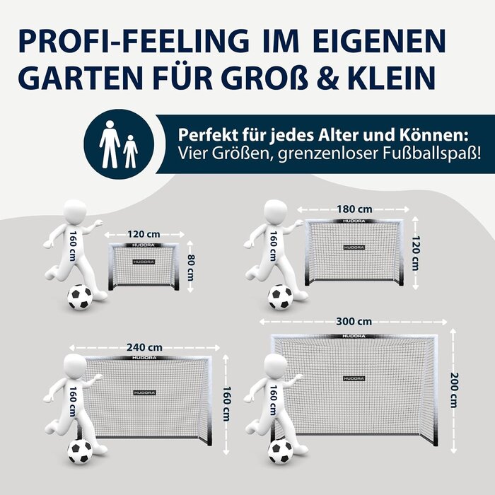 Hudora Profi-Fußballtor für den Garten - Jetzt bis zu 47% günstiger sichern