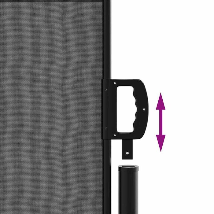 Vidaxl Ausziehbare Seitenmarkise 120x600 cm Anthrazit - bis zu 46% sparen!