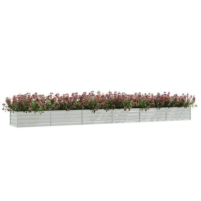 Vidaxl XL Hochbeet verzinkter Stahl 600x80x45cm - bis zu 41% Rabatt im Outlet
