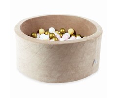 Viking Choice Luxuriöses Samt-Bällebad 90x40 cm mit 300 Bällen - bis zu 53% sparen