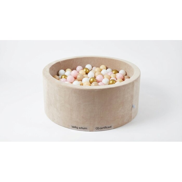 Viking Choice Luxuriöses Samt-Bällebad 90x40 cm mit 300 Bällen - bis zu 53% sparen
