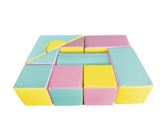 Viking Choice Große Schaumstoff-Bausteine 11-tlg. Pastell - Jetzt bis zu 40% sparen!