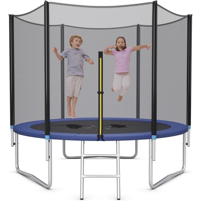 Viking Choice Sicherheitsnetz für 180 cm Trampoline | 6 Stangen | Außenbefestigung | bis zu 38%
