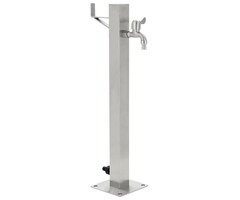 Vidaxl Garten-Wassersäule quadratisch 65 cm Edelstahl - bis zu 43% Rabatt