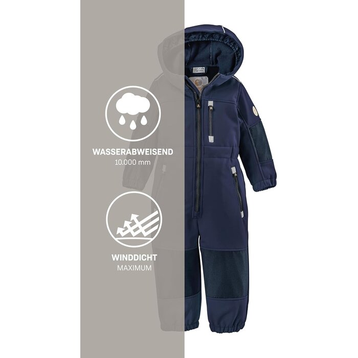 Robuster Jungen Softshell-Overall: Wind- & wasserdicht, bis zu 40% günstiger