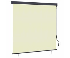 Vidaxl Außenrollo Balkon-Sichtschutz 160 x 250 cm Creme - bis zu 48% Rabatt