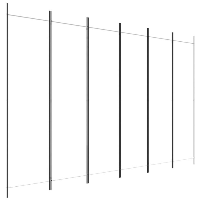 Vidaxl Flexibler Raumteiler 300x200 cm, 6-teilig - Weiß, jetzt bis zu 40% günstiger