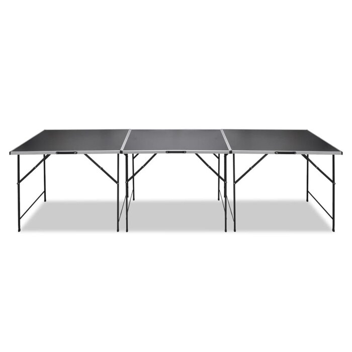 Vidaxl 3er Tapeziertisch Set klappbar 100x60cm Schwarz - bis zu 41% sparen