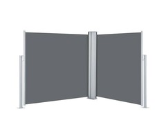Vidaxl Doppel-Seitenmarkise 120x600 cm Anthrazit - bis zu 40% günstiger