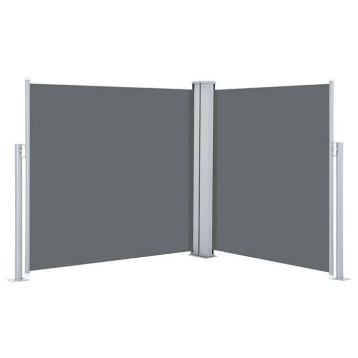 Vidaxl Doppel-Seitenmarkise 120x600 cm Anthrazit - bis zu 40% günstiger
