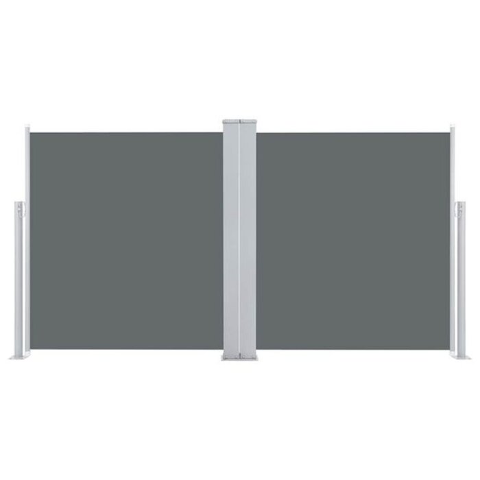Vidaxl Doppel-Seitenmarkise 120x600 cm Anthrazit - bis zu 40% günstiger