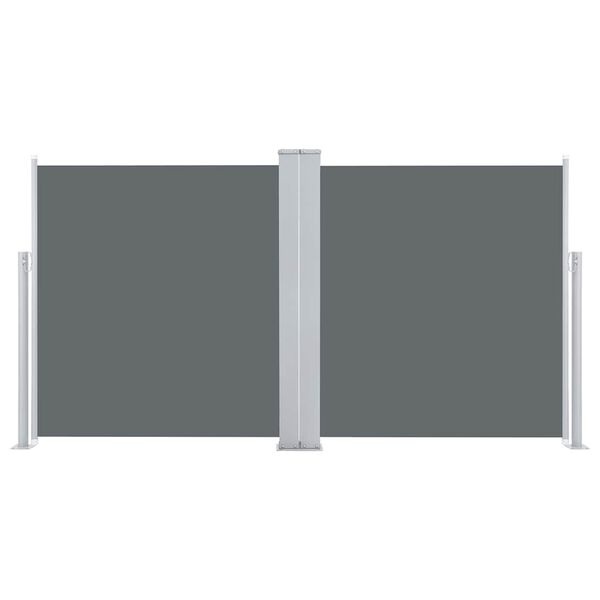 Vidaxl Doppel-Seitenmarkise 120x600 cm Anthrazit - bis zu 40% günstiger
