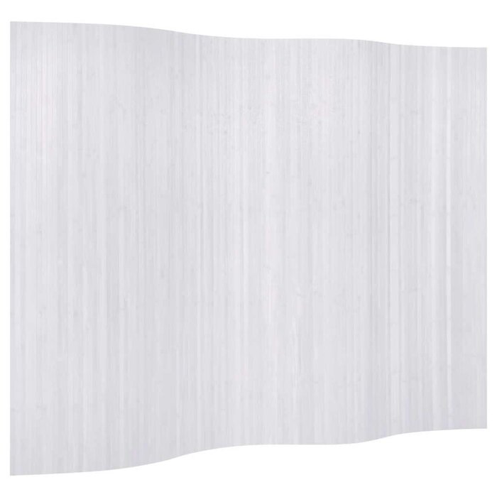 Vidaxl Bambus-Raumteiler 250 x 165 cm - Weißer Sichtschutz bis zu 47% reduziert