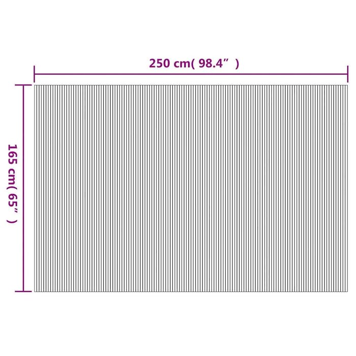 Vidaxl Bambus-Raumteiler 250 x 165 cm - Weißer Sichtschutz bis zu 47% reduziert