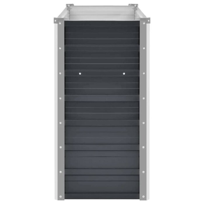 Vidaxl Hochbeet aus verzinktem Stahl 160x40x77cm Anthrazit - bis zu 39% Rabatt