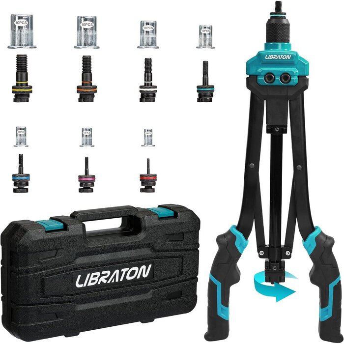 Blindnietmutterzange Set 40 cm inkl. 70 Muttern - Outlet bis zu 40% günstiger