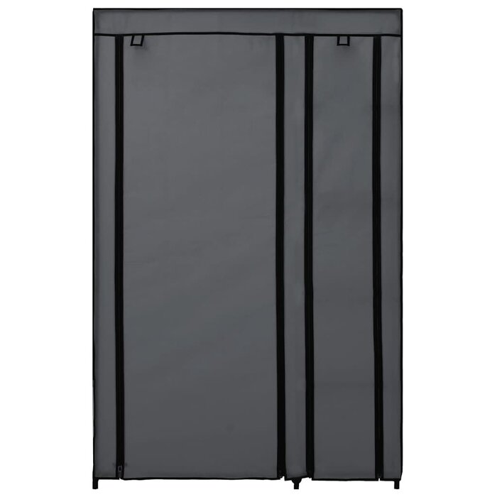 Vidaxl Faltbarer Kleiderschrank 110x45x175 cm Grau - bis zu 39% Rabatt