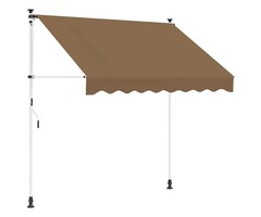 Vidaxl Manuelle Markise 100 cm Beige - Sonnenschutz zum Ausziehen - bis zu 51% sparen
