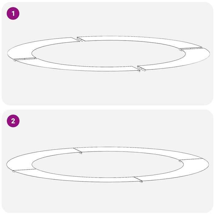 Vidaxl Baumring aus Stahl Rost-Optik Ø 90/120 cm - Jetzt bis zu 39% sparen!