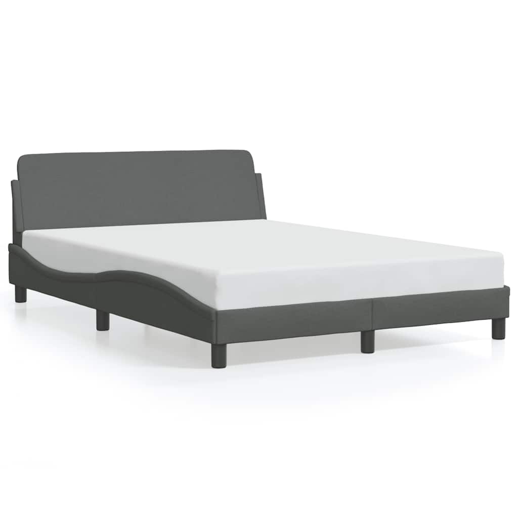 Vidaxl Polsterbett 120x200 cm Dunkelgrau inkl. Lattenrost - bis zu 37% sparen