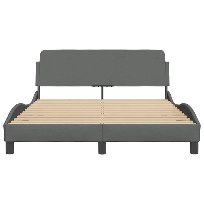 Vidaxl Polsterbett 120x200 cm Dunkelgrau inkl. Lattenrost - bis zu 37% sparen