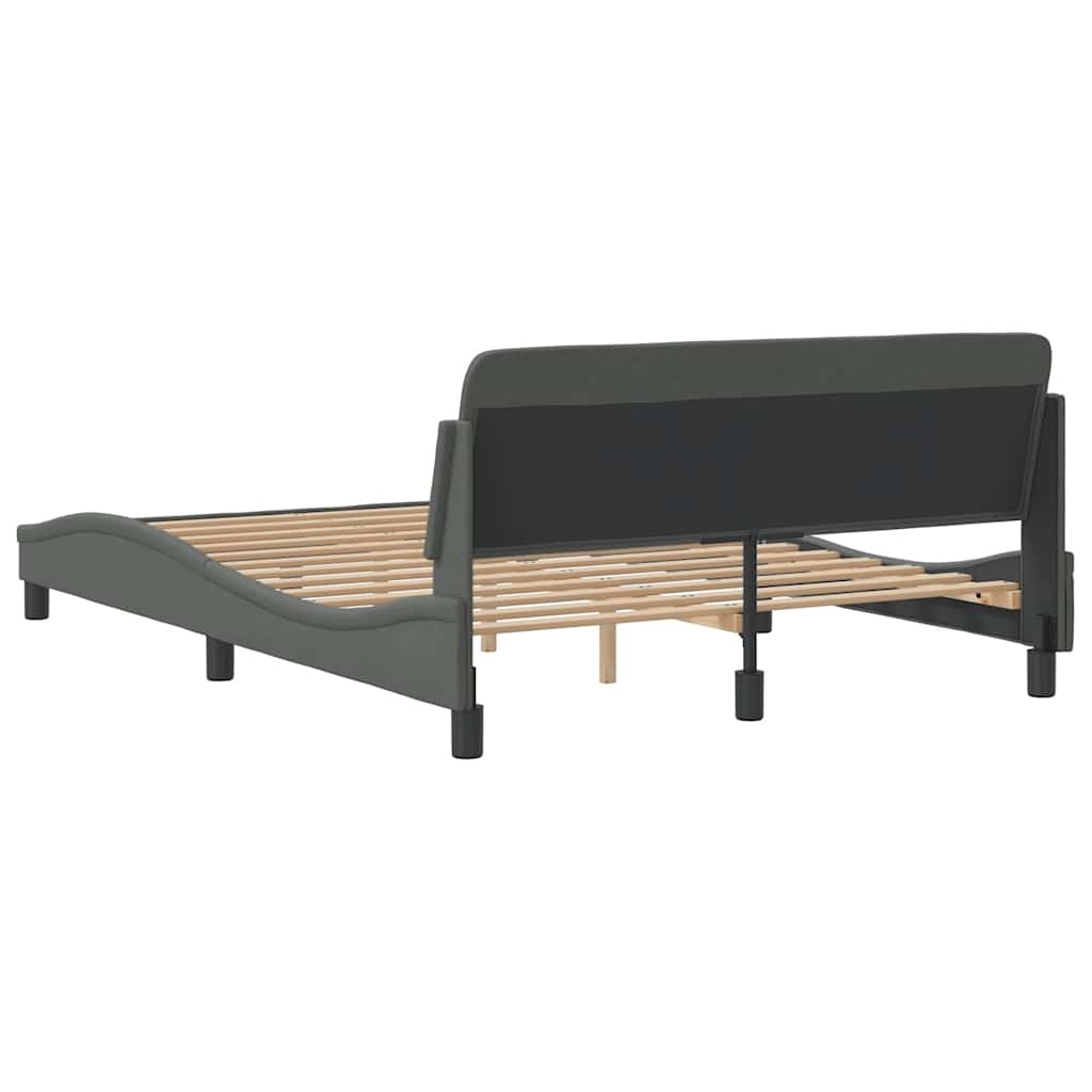Vidaxl Polsterbett 120x200 cm Dunkelgrau inkl. Lattenrost - bis zu 37% sparen