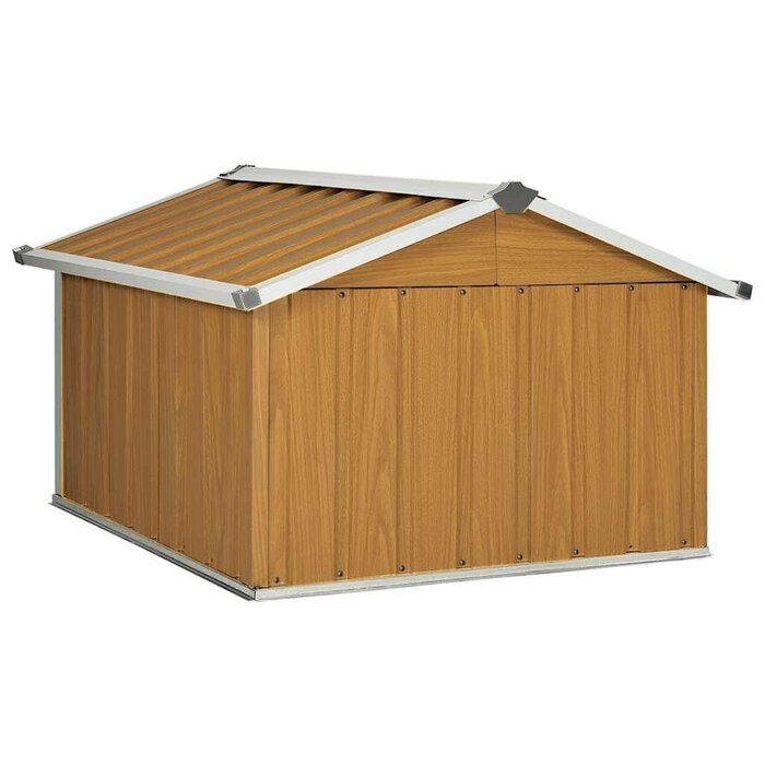 Vidaxl Mähroboter-Garage 92x97x63 cm in Holzoptik - jetzt bis zu 41% sparen