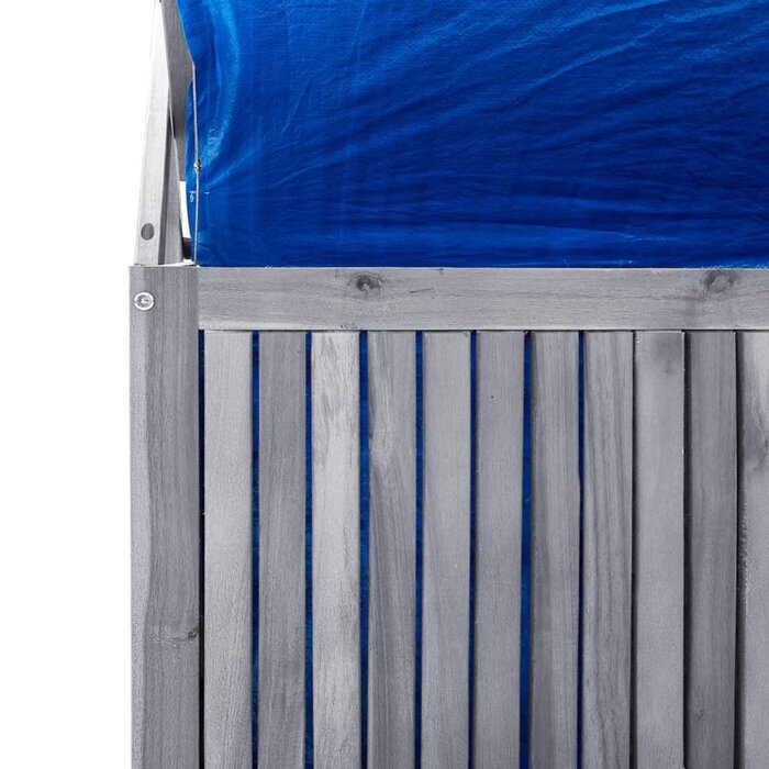 Vidaxl Gartenschrank mit Rankgitter Akazie Grau - bis zu 41% Rabatt