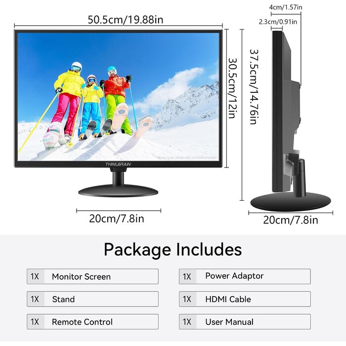 21,5" Full HD LED-Monitor: Vielseitig & Robust - Jetzt bis zu 36% Rabatt