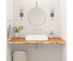 Vidaxl Waschtischplatte Akazie Massiv 140x60cm - Naturkante - bis zu 47% Rabatt