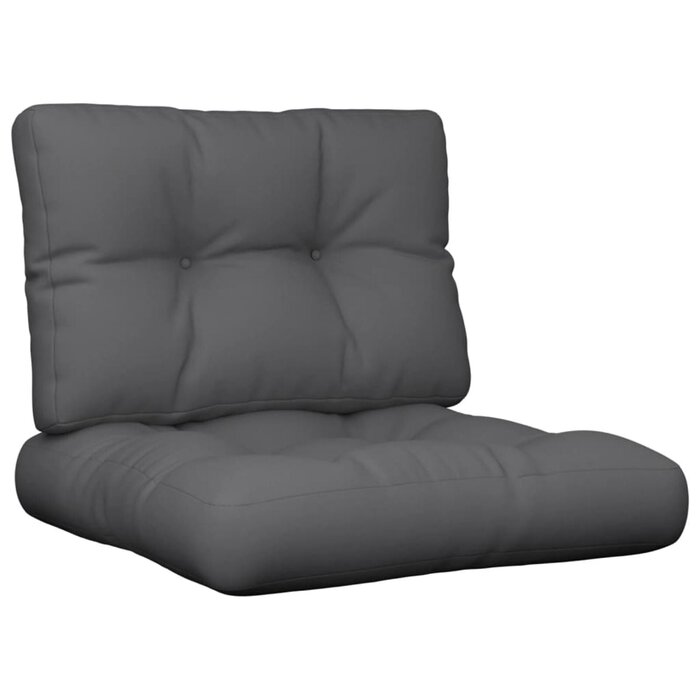 Vidaxl Palettenkissen-Set, 2-tlg., 50x50 cm, Anthrazit - Outlet bis zu 39% Rabatt