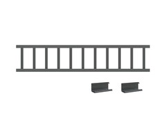 Vidaxl Schneefanggitter Set Anthrazit 1200 cm - bis zu 57% Rabatt